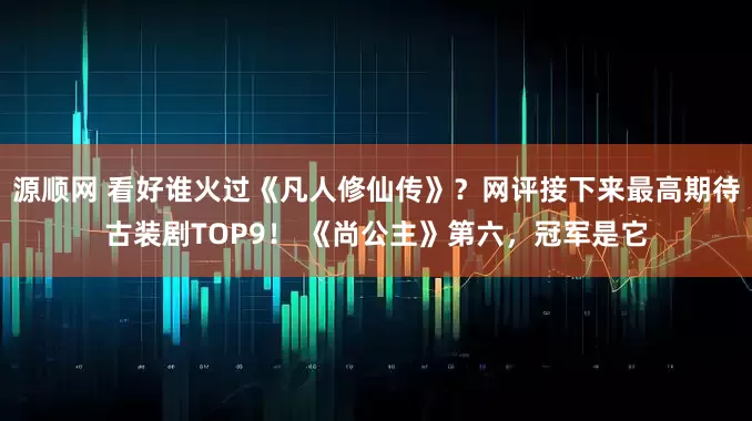 源顺网 看好谁火过《凡人修仙传》？网评接下来最高期待古装剧TOP9！ 《尚公主》第六，冠军是它